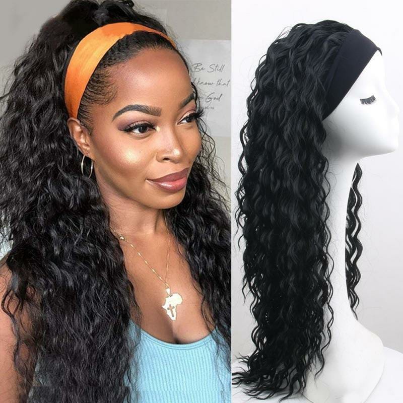 Water Wave/ Deep Wave Headband Wig