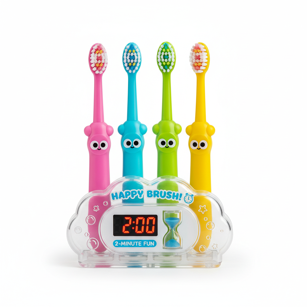 Kids Toothbrush Set with Timer