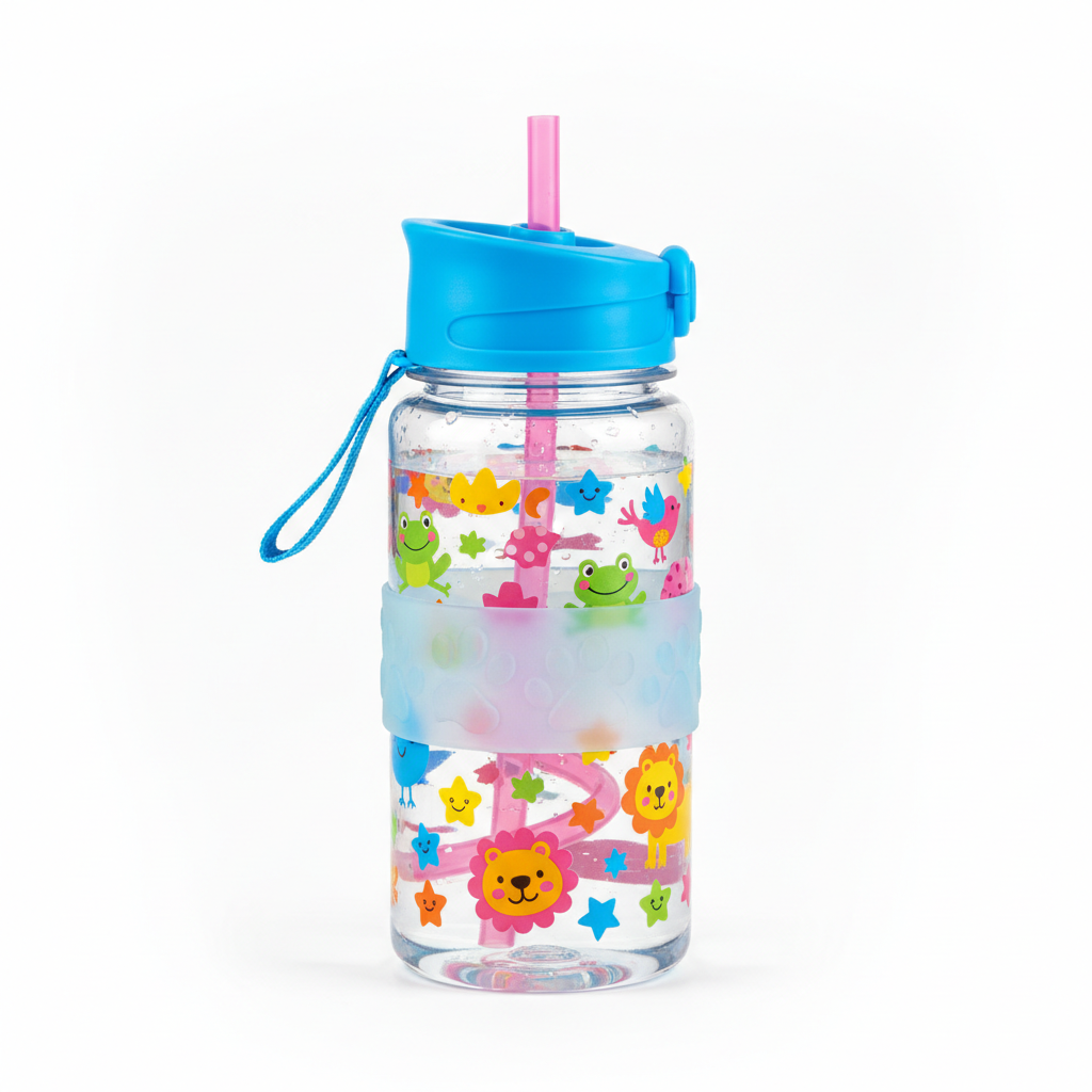 Kids Water Bottle with Straw