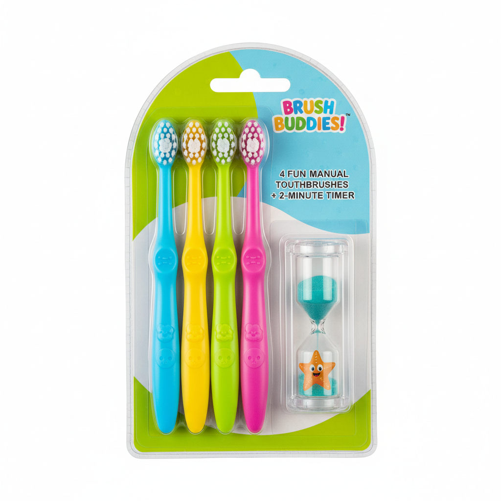 Kids Toothbrush Set with Timer